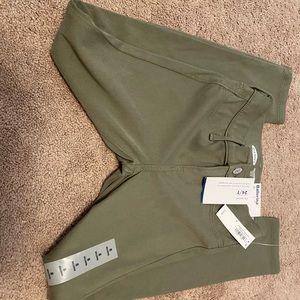 Girl ballerina olive jeggings